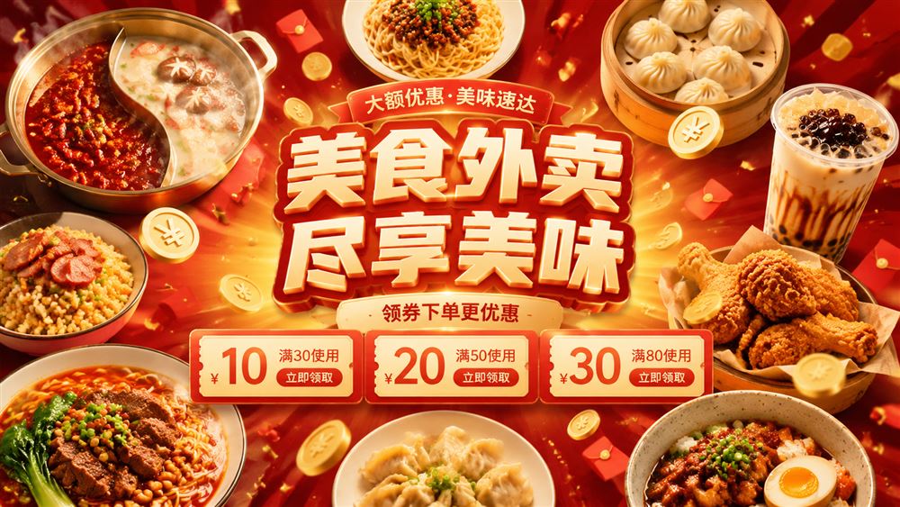 美团外卖美食红包